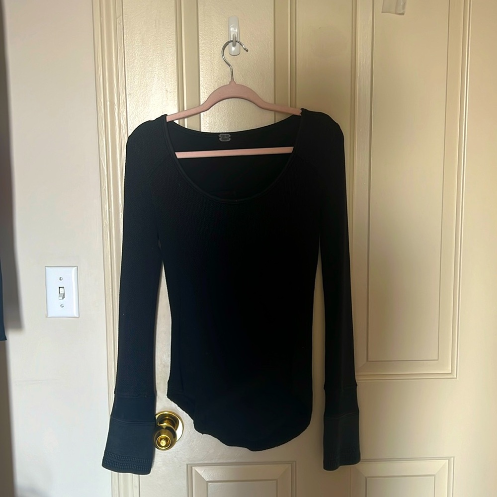 Free People Black Thermal | WE THE FREE